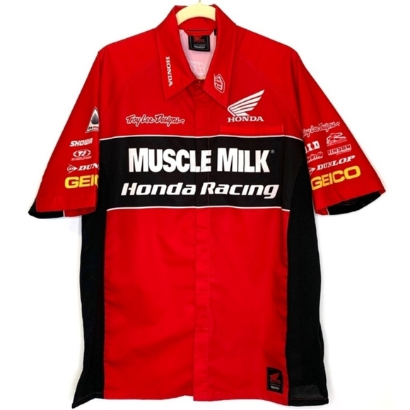 Troy Lee Designs Other - Troy Lee Designs NWT Honda Team Pit 3XL Red Shirt